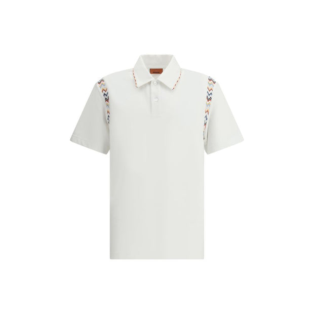Polo Shirt with ZigZag details