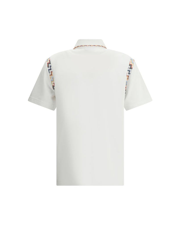 Polo Shirt with ZigZag details