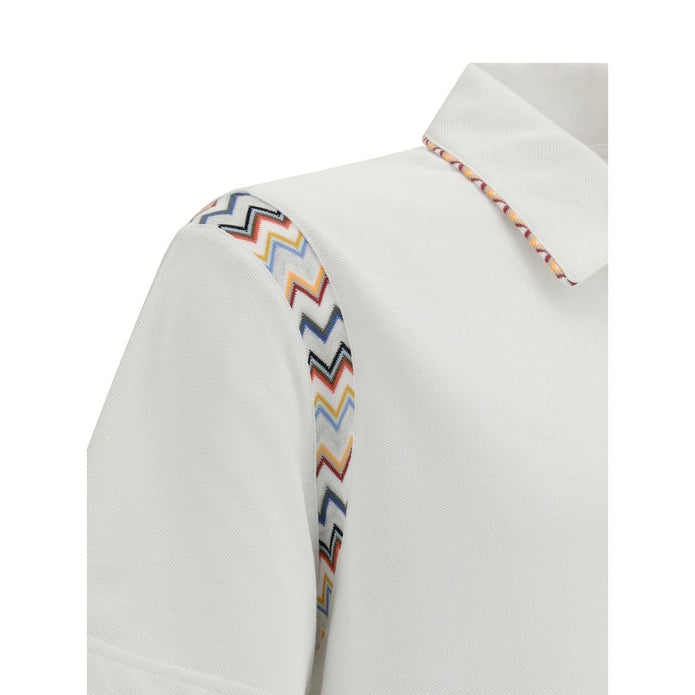 Polo Shirt with ZigZag details