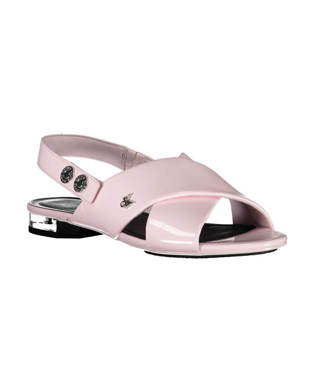 Pink Polyethylene Women Sandal