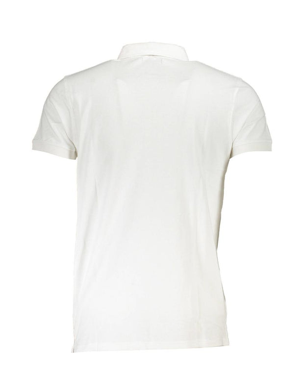 White Cotton Polo Shirt
