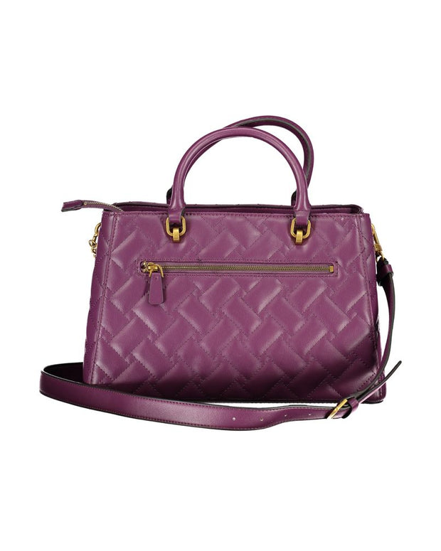 Purple Polyethylene Handbag