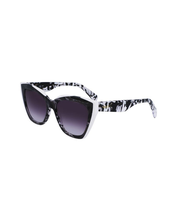 White Acetate Women Sunglasses