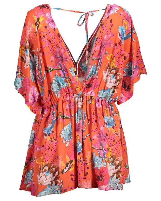 Red Viscose Women Dress