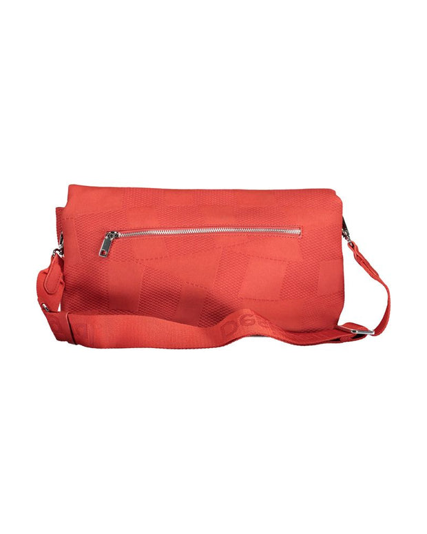 Red Polyethylene Women Handbag