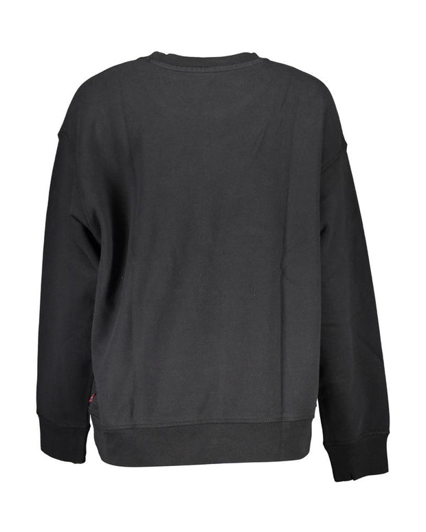 Black Cotton Women Sweater