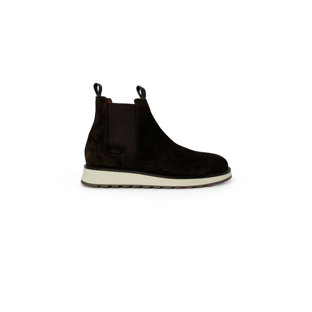 Brown Suede Leather Boot