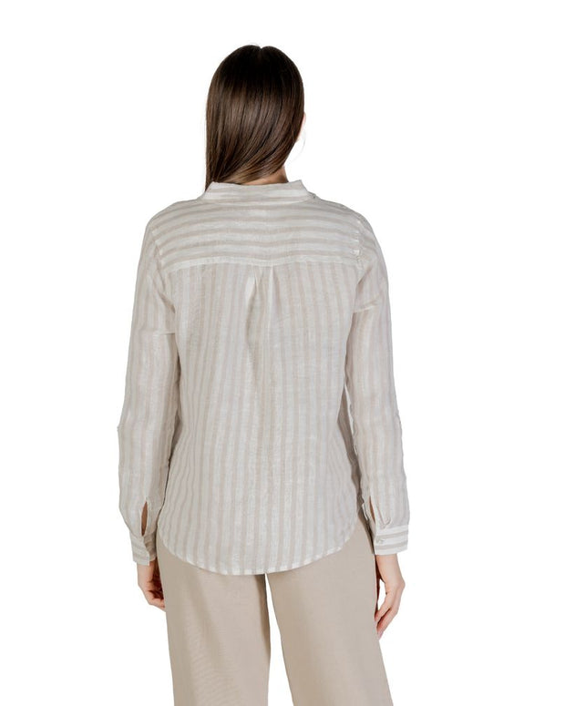 Beige Linen Shirt