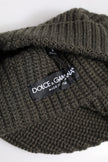 Dark Gray Cashmere Knit Winter Beanie Hat