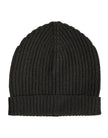 Dark Gray Cashmere Knit Winter Beanie Hat