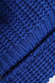 Blue Wool Knitted Winter Beanie Hat
