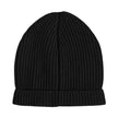 Black Cashmere Knitted Winter Beanie Hat