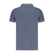 Blue Cotton Polo Shirt