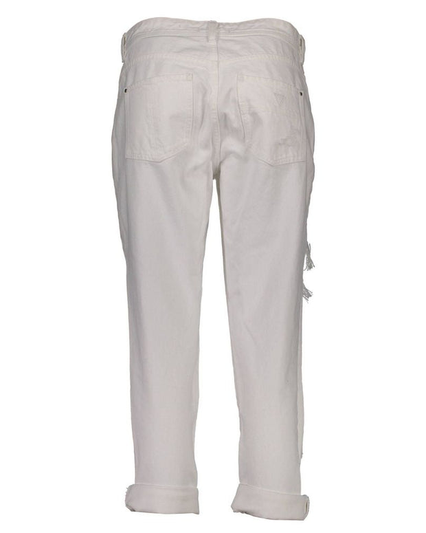 White Cotton Women Jeans