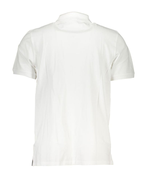 White Cotton Polo Shirt