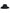 Black Cotton Wide Brim Fedora Hat