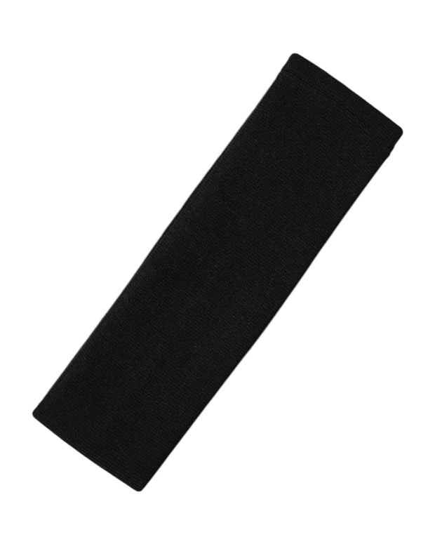 Black Cashmere Knitted Women Head Band Hat
