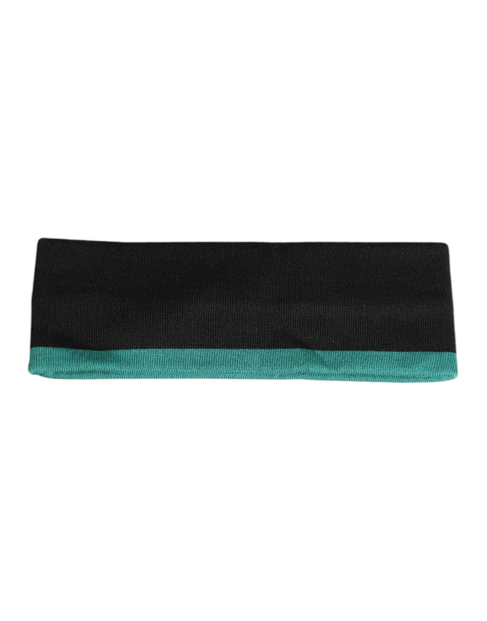 Black Silk Knitted DG Queen Head Band Hat