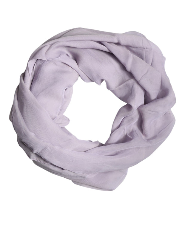 Purple Silk Rectangle Wrap Shawl Scarf