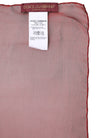 Red Silk Rectangle Women Wrap Shawl Scarf