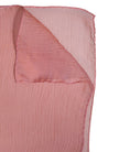 Pink Silk Rectangle Women Wrap Shawl Scarf
