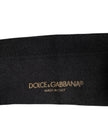 Black Cotton DG Logo Mid Calf Men Socks