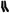 Black Solid Cotton Mid Calf Men Socks