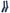 Blue Cotton DG Logo Over The Calf Socks