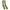 Green Cotton Logo Over The Calf Socks