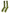 Green Cotton Logo Over The Calf Socks