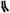 Black Stretch Logo Mid Calf Men Socks