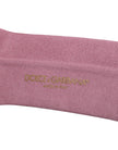 Rose Pink Cotton Over The Calf Socks