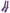 Purple Cotton Logo Over The Calf Socks
