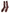 Brown Stretch Logo Print Mid Calf Socks