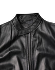 Black Sheep Leather Biker Full Zip Jacket