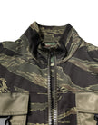 Multicolor Camouflage Cotton Bomber Jacket