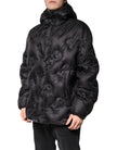 Black Hooded Parka Coat Winter Jacket