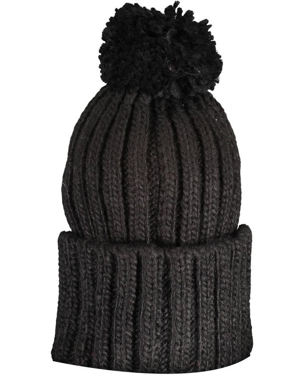 Black Marabou Men Cap