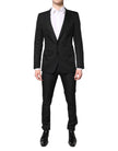 Black Single Breasted Formal 2 Piece Suit