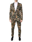 Multicolor TAORMINA Single Breasted 2 Piece Suit