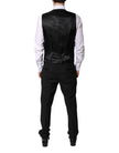 Black Single Breasted Formal 3 Piece Suit