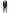 Black Cotton Single Breasted 2 Piece Suit