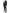 Black Polyester Floral Jacquard 2 Piece Suit