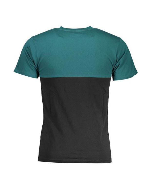 Green Cotton Men T-Shirt