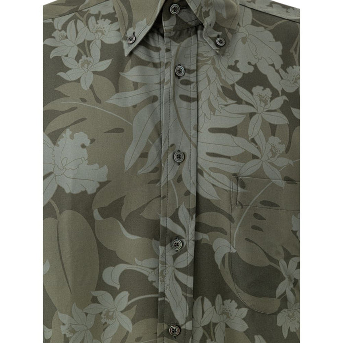 Green Lyocell Shirt