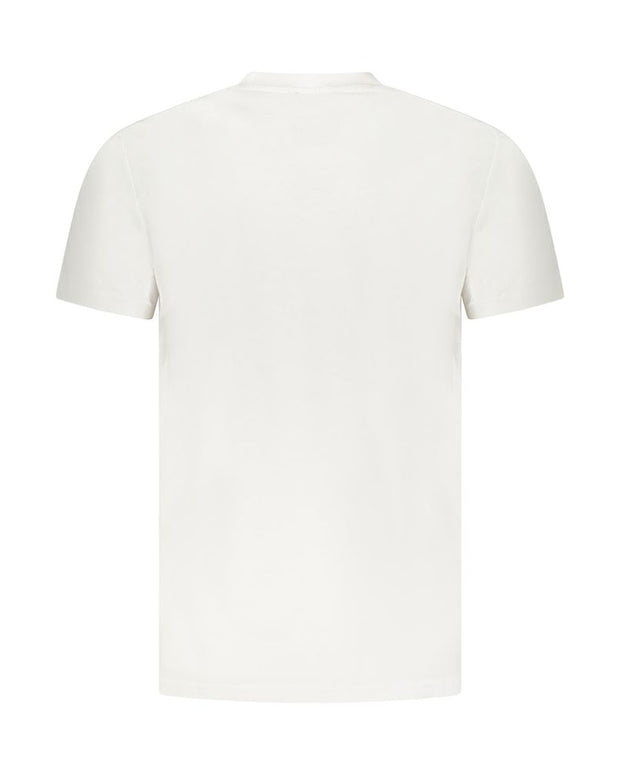 White Cotton Men T-Shirt