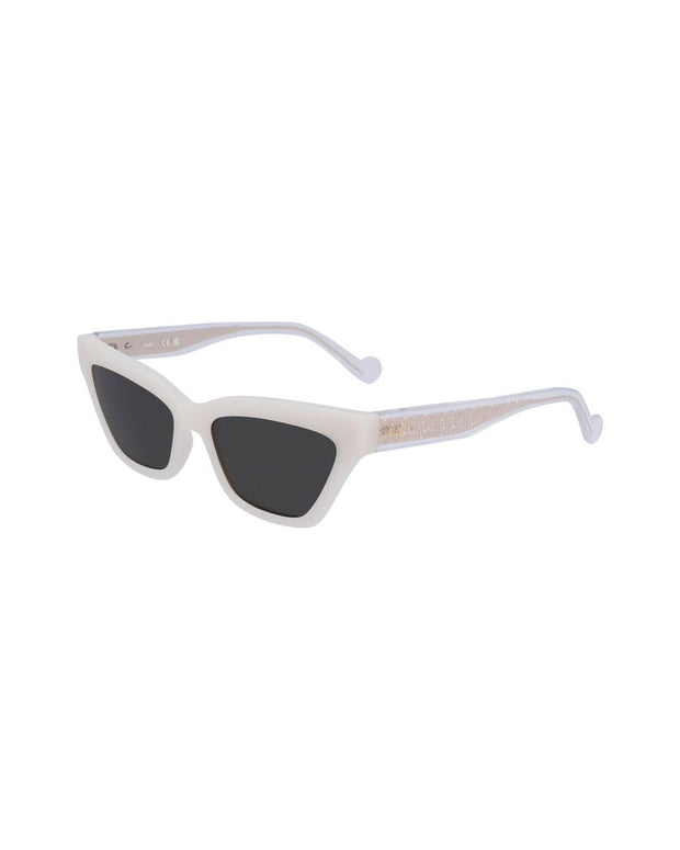 White Injected Women Sunglass