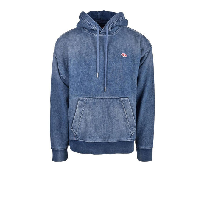 Blue Cotton Hoody