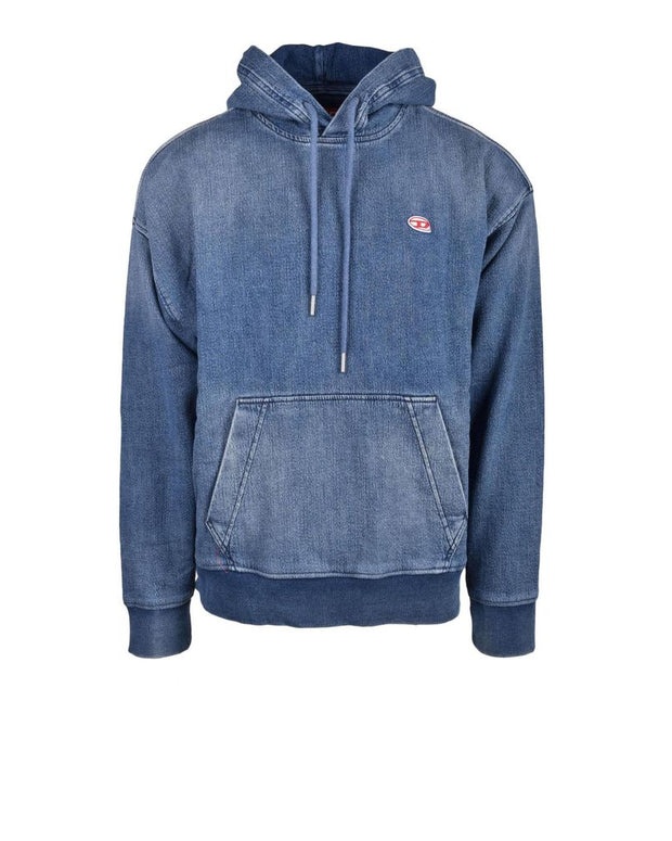 Blue Cotton Hoody