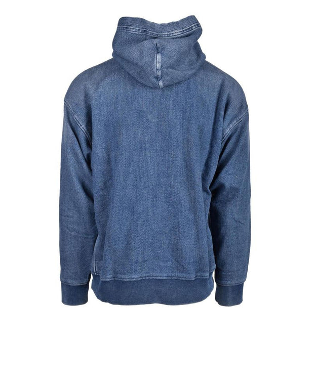 Blue Cotton Hoody